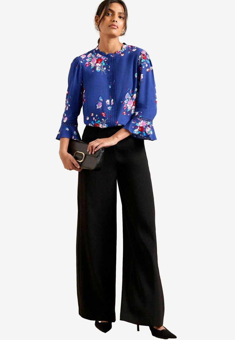 Love & Roses SCALLOP PINTUCK FLUTE SLEEVE - Palaidinė - blue