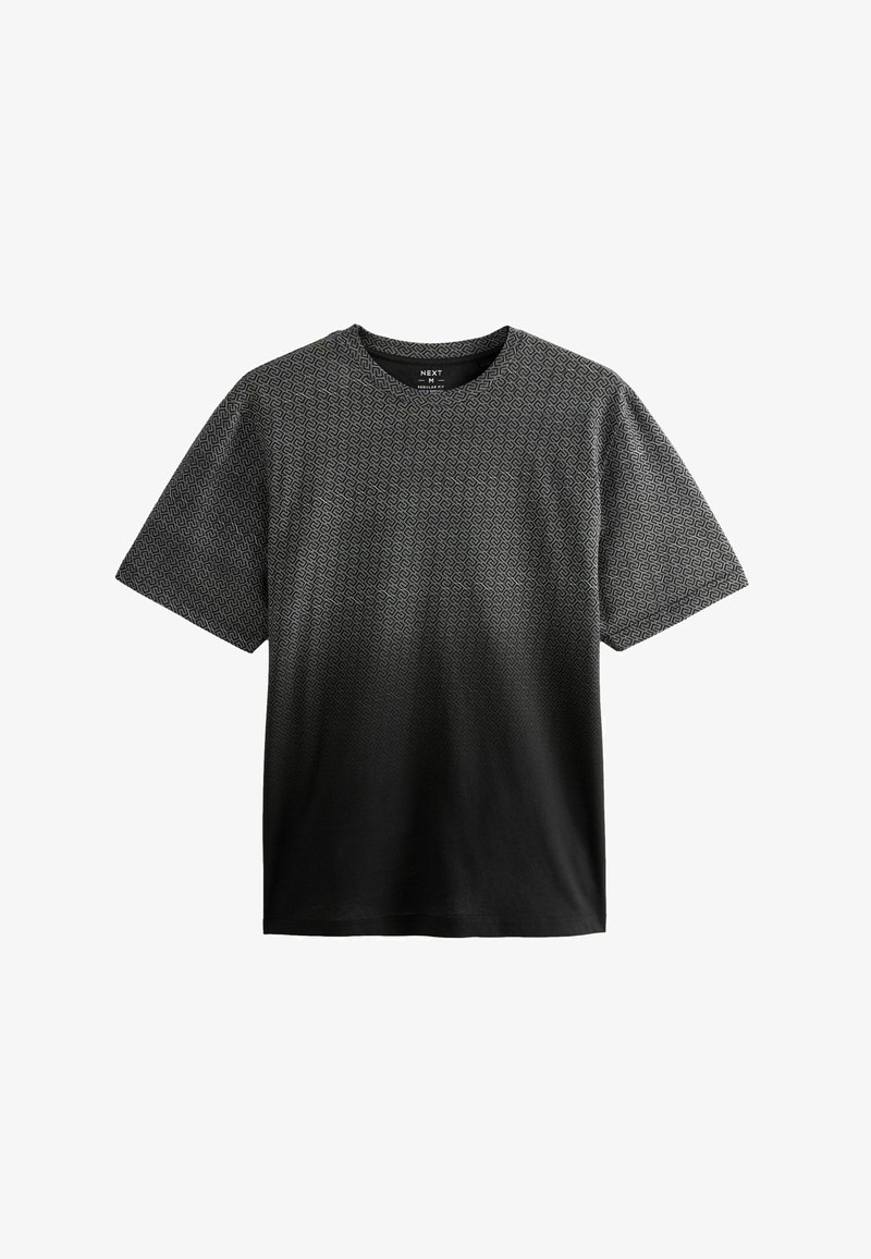 Next DIP DYE GRAPHIC - Camiseta estampada - monochrome geo