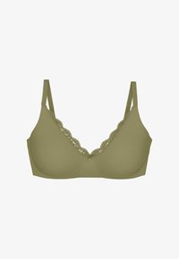 Niewybrane, olive/gold-coloured