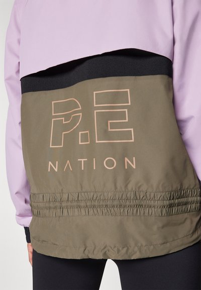 P.E Nation JACKET - Tréning dzseki - khaki