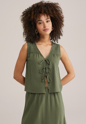 WE Fashion Blúzka - army green