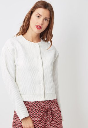 CON TEXTURA - Chaqueta fina - blanco