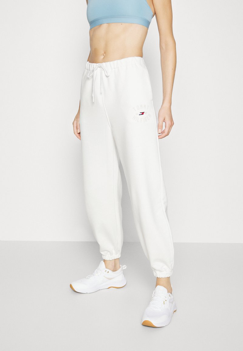 Tommy Hilfiger RELAXED VARSITY Tracksuit bottoms ecru/offwhite