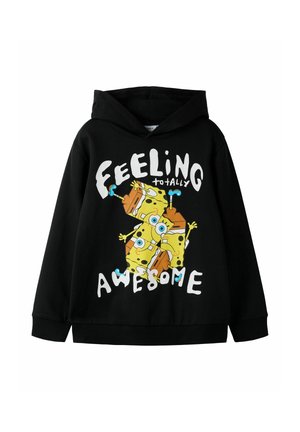 Name it, HOODIE SPONGEBOB - Mikina s kapucňou - black