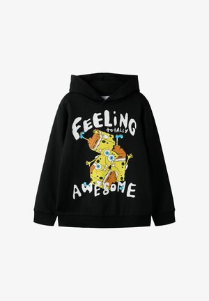Name it, HOODIE SPONGEBOB - Mikina s kapucňou - black