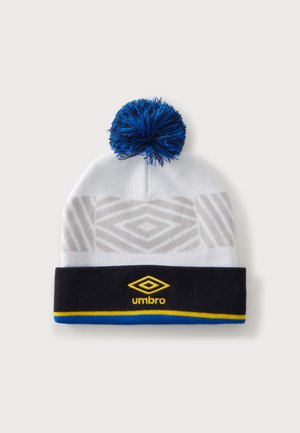 Umbro, UNISEX - Плетена шапка - white/blue/yellow
