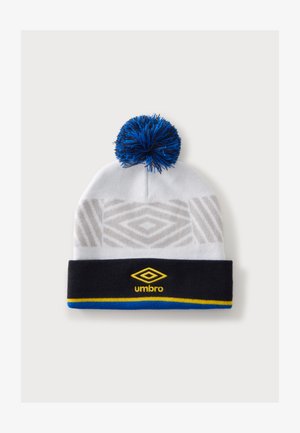 Umbro, UNISEX - Плетена шапка - white/blue/yellow