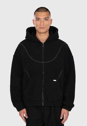 WAVY ZIP - Giacca in pile - black