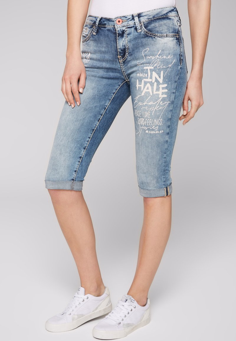 Soccx MIT LABEL Jeans Shorts sun bleached/blau Zalando.de