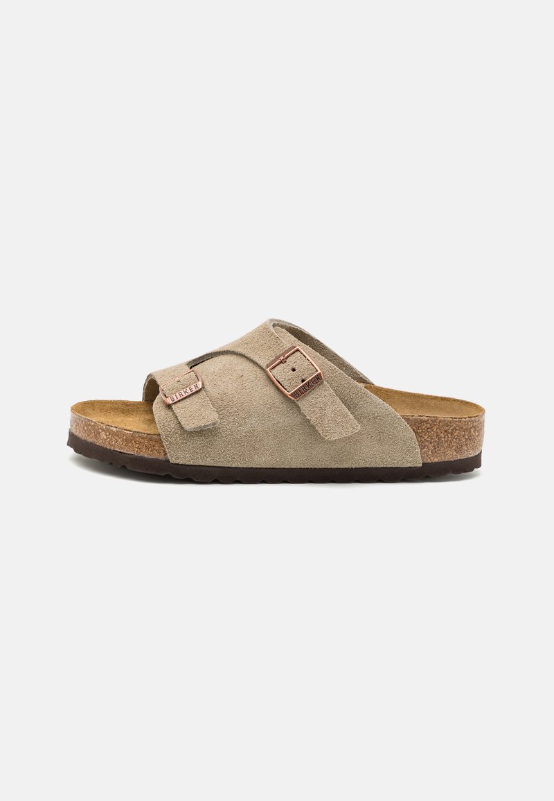 Birkenstock ZÜRICH REGULAR UNISEX - Sandaalit nilkkaremmillä - taupe