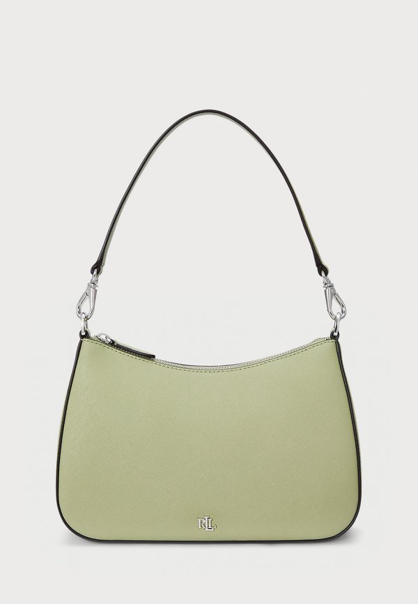 CROSSHATCH LEATHER MEDIUM DANNI BAG - Handbag - light olive