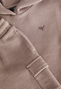 Next SHORT SLEEVE SET - REGULAR FIT - Felpa con cappuccio - tan brown