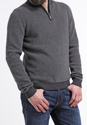 Strickpullover - dark grey