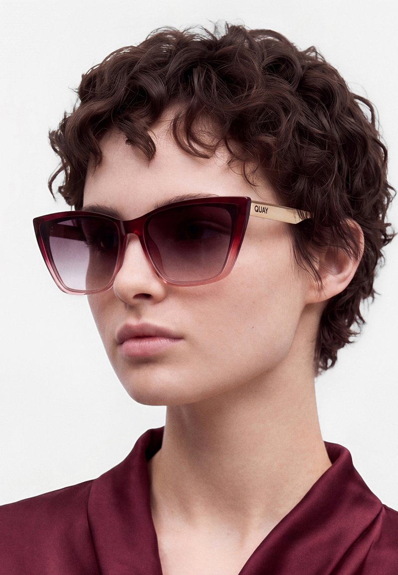 QUAY AUSTRALIA CALL THE SHOTS - Γυαλιά ηλίου - rouge ombre/ dark brown