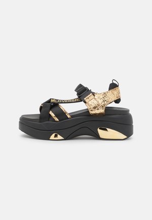 Sandalias con plataforma - black