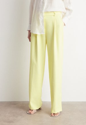 Pantalon classique - pale lemon