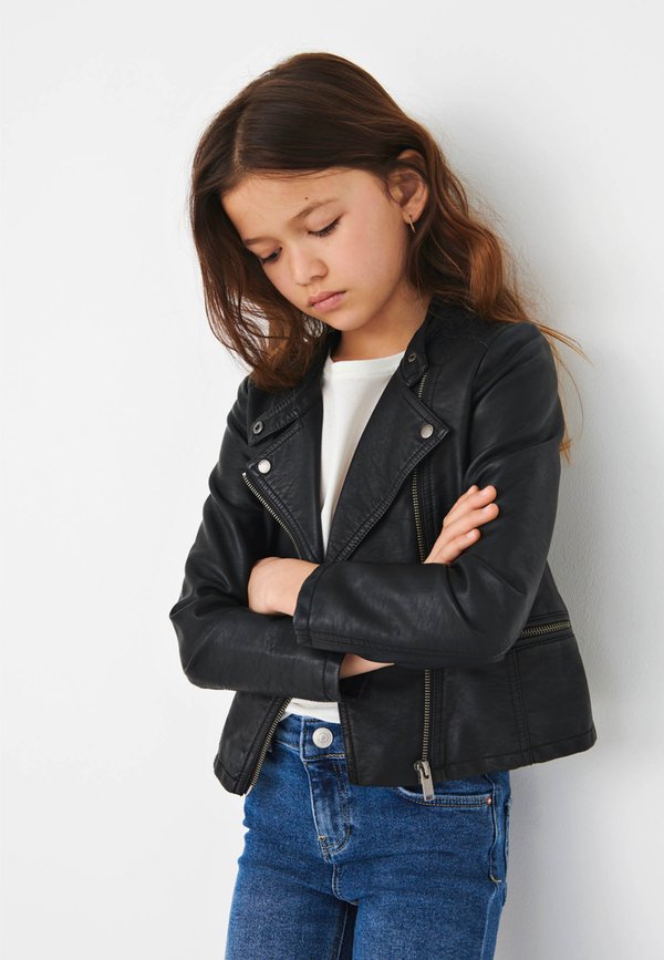 Faux leather jacket