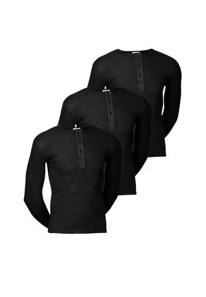 3-PACK ORIGINAL GRANDAD - Langærmet T-shirt - black