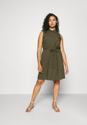 Vestido camisero - olive