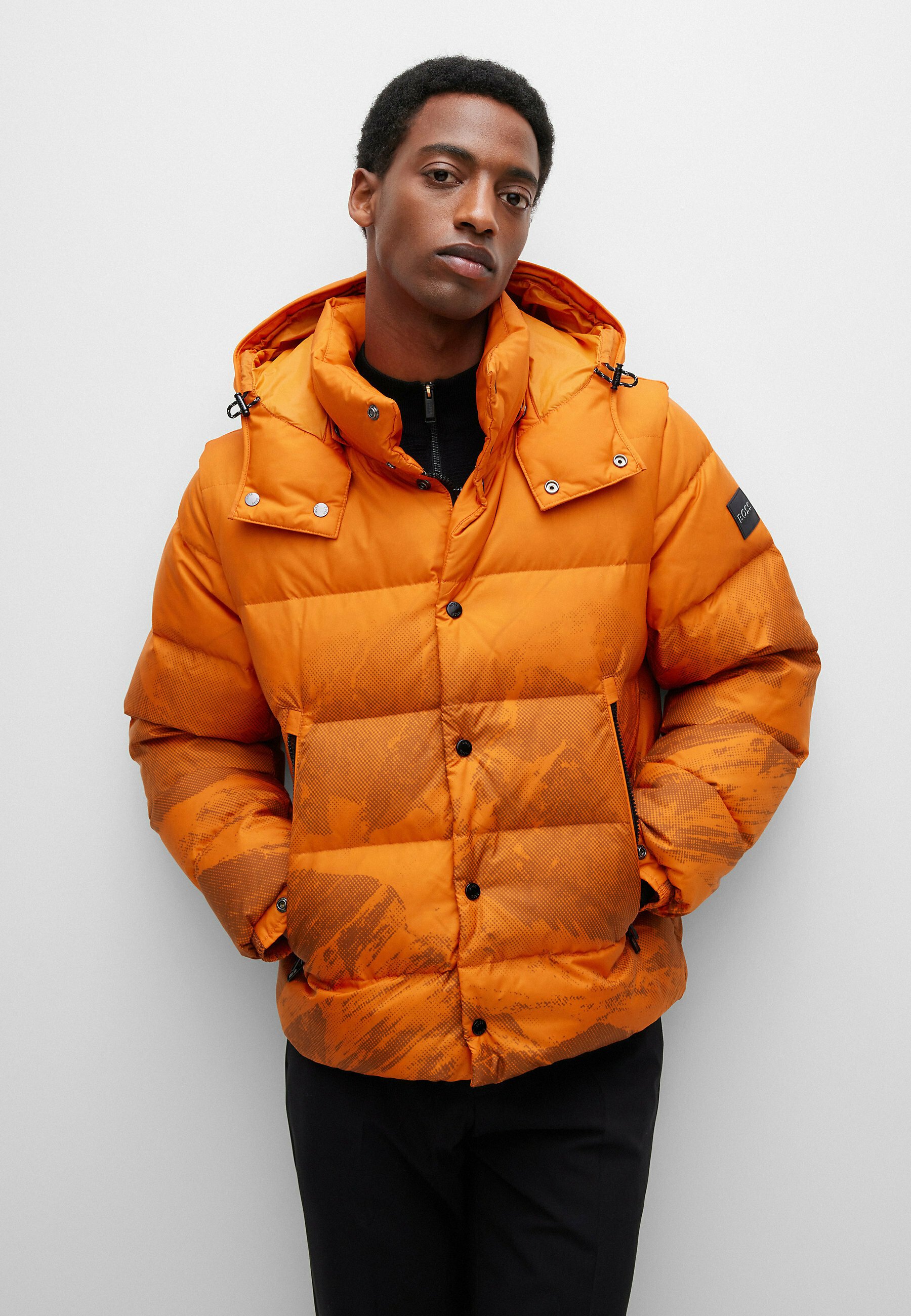 BOSS DOLSON - Down jacket - open orange 