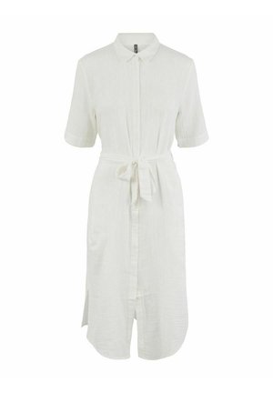 Pieces Robe chemise - white