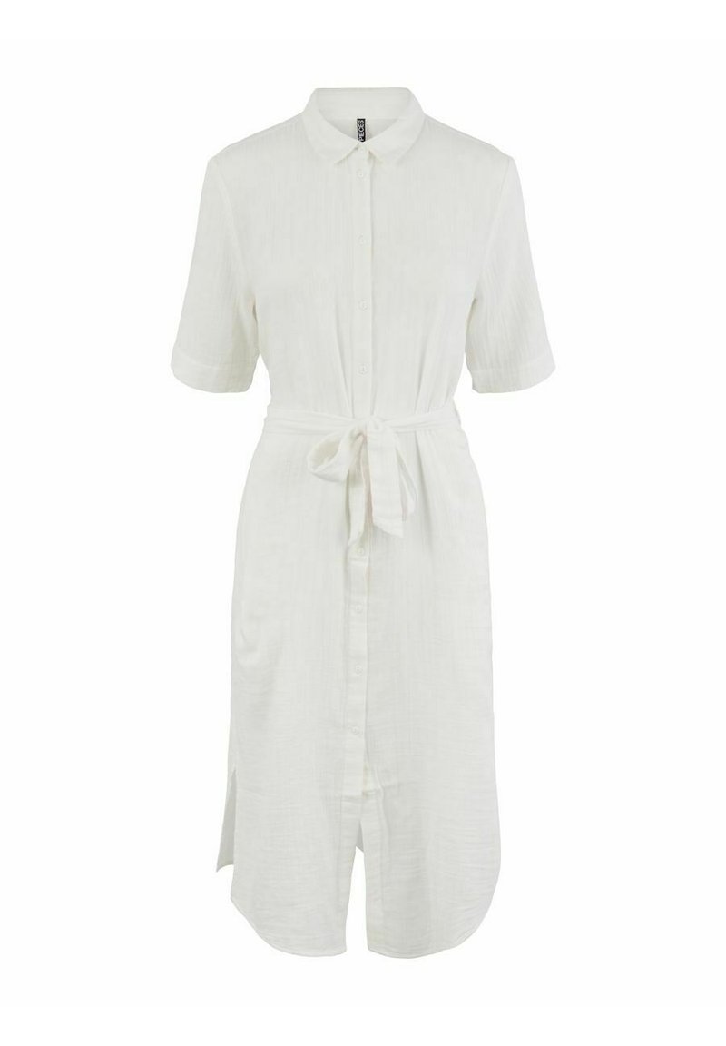 Pieces Abito a camicia - white