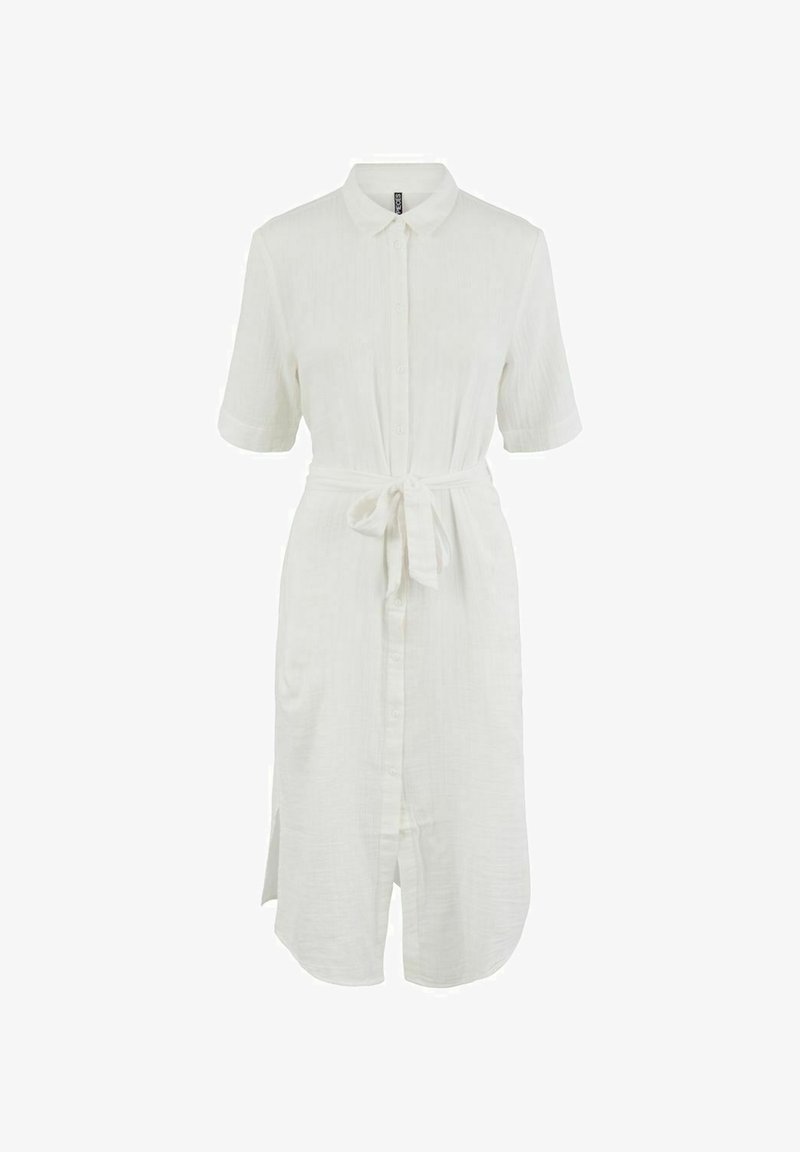 Pieces Abito a camicia - white