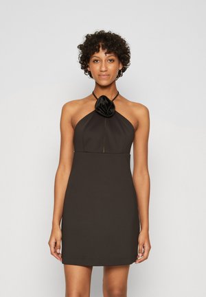 DANIELA - Jersey dress - jet black