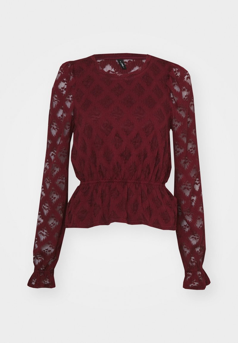 Only Blouse donkerrood Only Blouse donkerrood