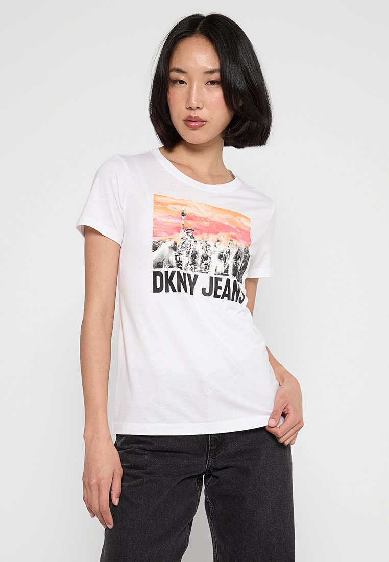 DKNY T-shirt print wit