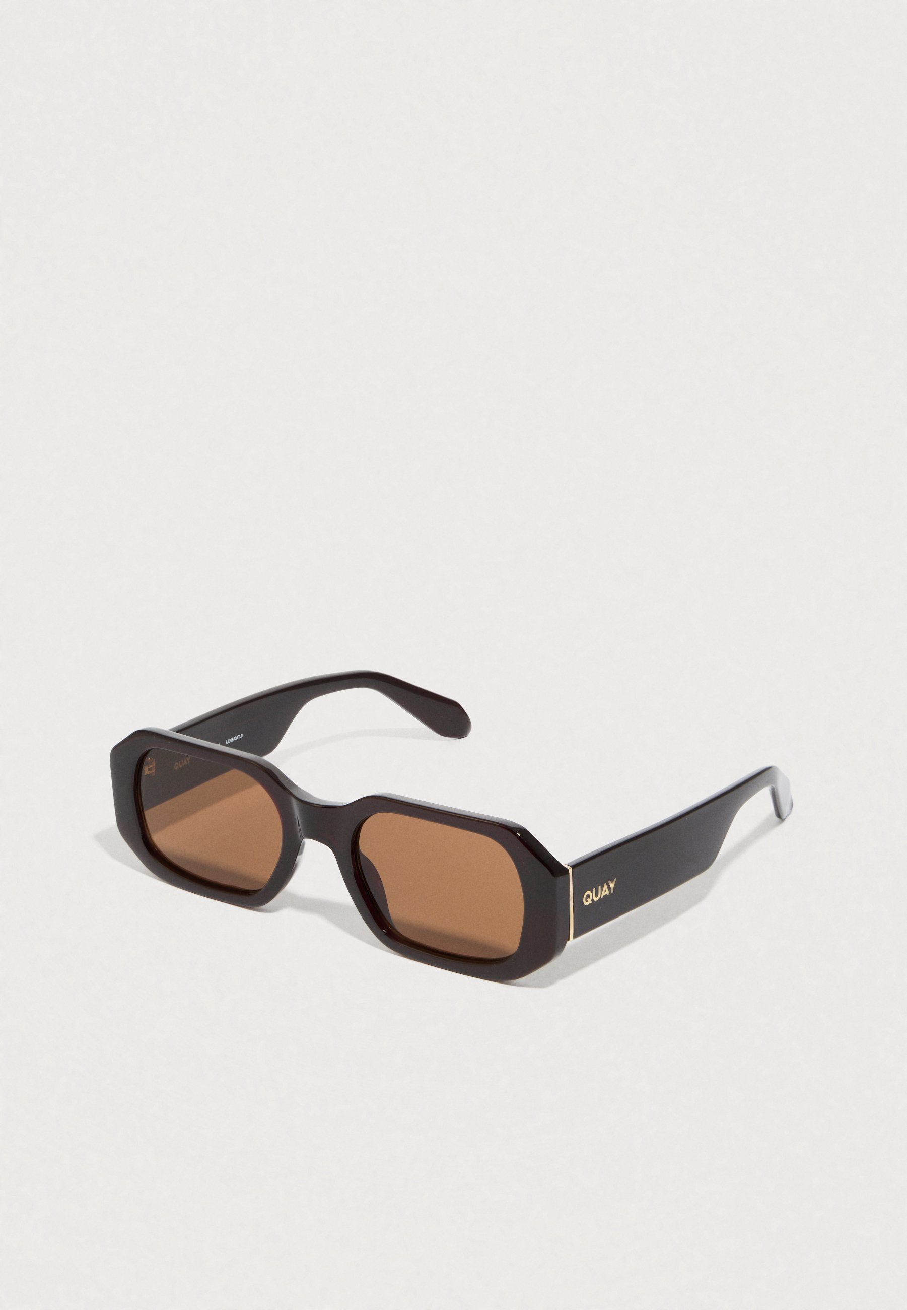 QUAY AUSTRALIA HYPED UP - Sunglasses - chocolate/brown/brown 