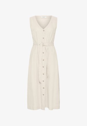 b.young, BYFALAKKA BUTTON - Blusenkleid - rainy day melange