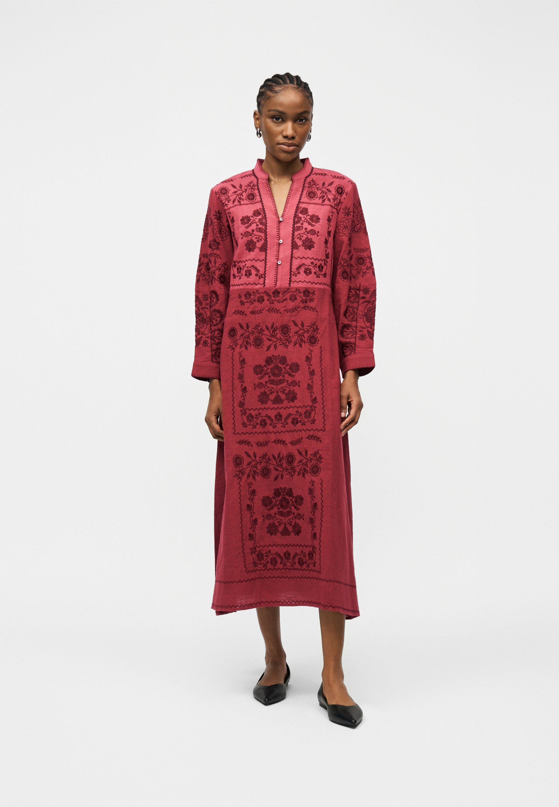 Antik Batik MIMI DRESS - Maxi dress - burgundy/bordeaux - Zalando.ie