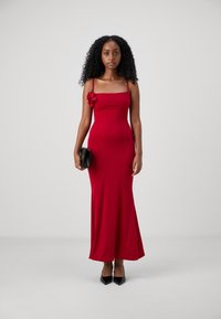 WAL G PETITE MARY ROSE TIE BACK  - Koktajl obleka/za zabavo - cherry red