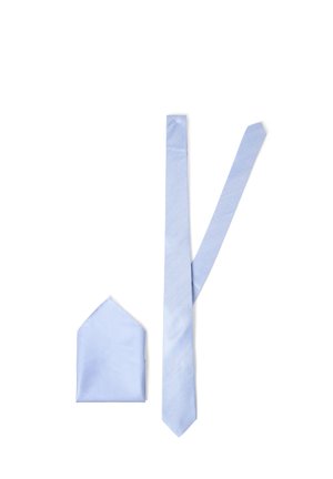 Hechter Paris, HECHTER PARIS KRAWATTE, EINSTECKTUCH - Pocket square - blau silber