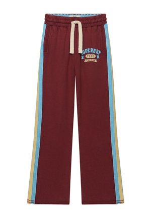 Superdry & Co, SUPERDRY CULT HOCKEY JOGGER.. - Trainingsbroek - andorra burgundy