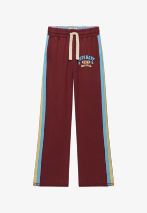 Superdry & Co, SUPERDRY CULT HOCKEY JOGGER.. - Trainingsbroek - andorra burgundy