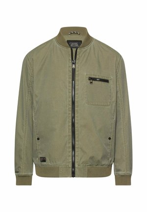 MIT KRAGEN AUS - Bomberjacke - deep olive