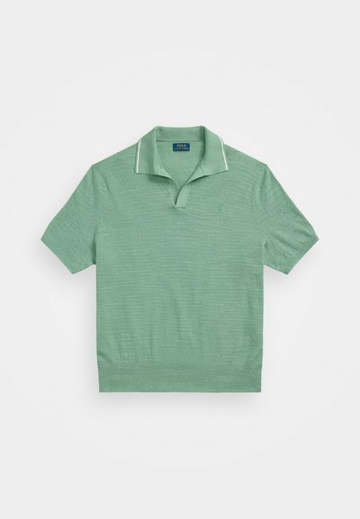 Polo Ralph Lauren Big & Tall TEXTURED COTTON-LINEN SWEATER - Polotričko - faded mint