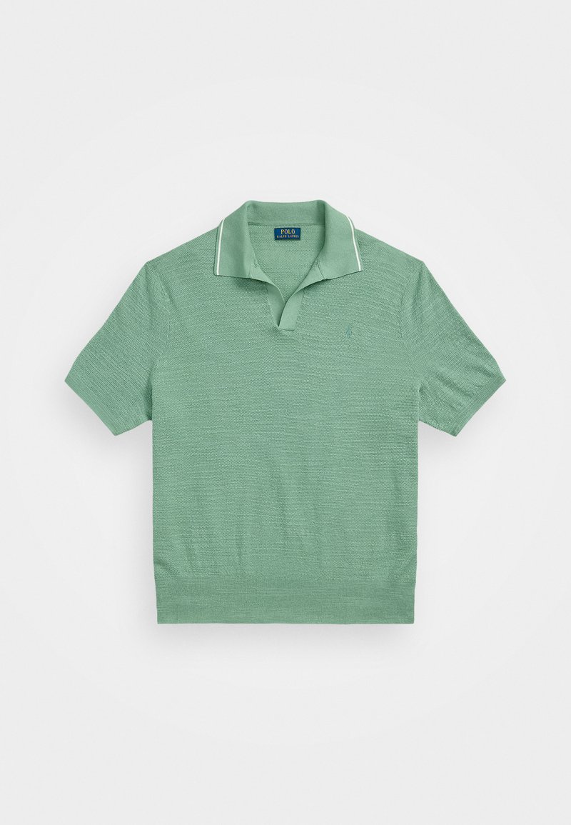 Polo Ralph Lauren Big & Tall TEXTURED COTTON-LINEN SWEATER - Polo - faded mint