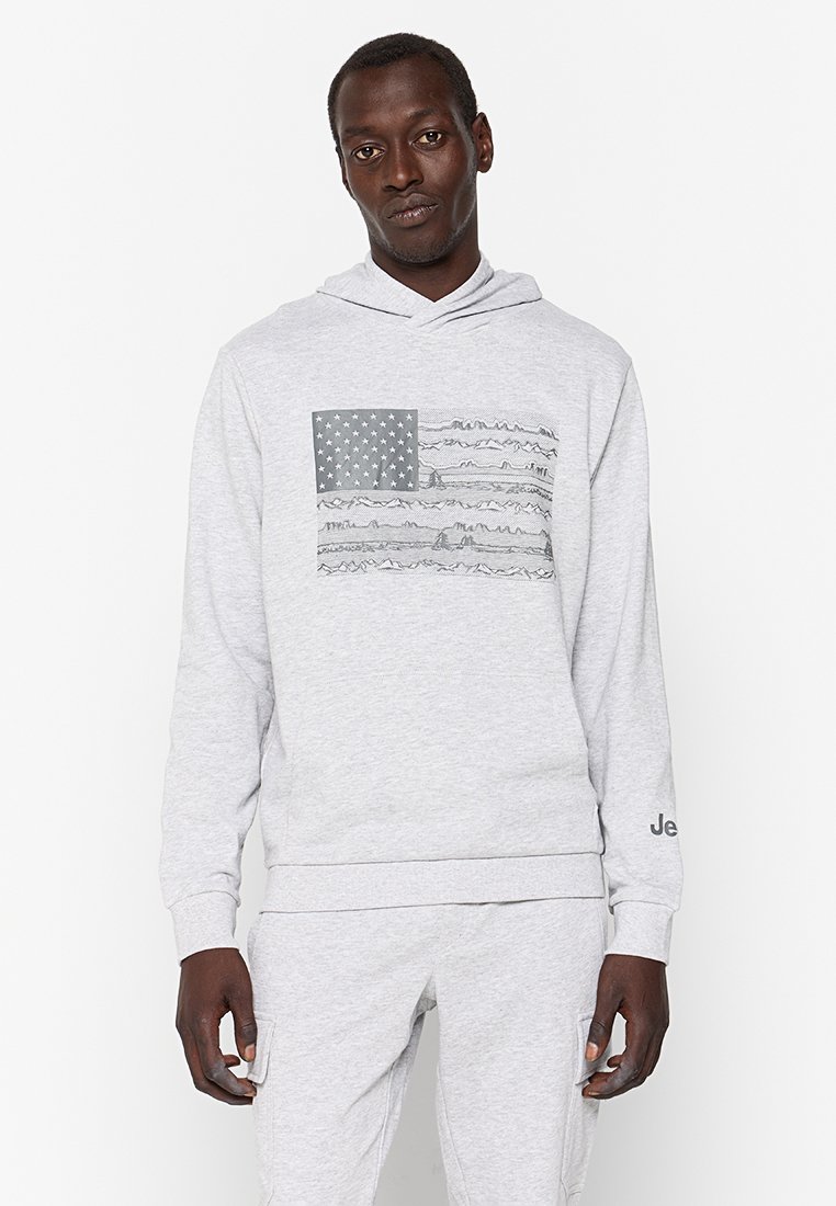 Jeep Hoodie lichtgrijs