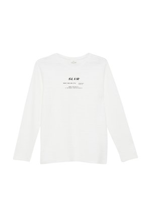 Langarmshirt - weiß