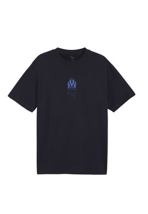 OLYMPIQUE DE MARSEILLE FTBLESSENTIALS CELLERATOR - T-shirt imprimé - new navy vivid blue
