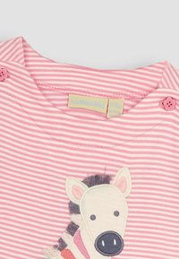 JoJo Maman Bébé APPLIQUE - REGULAR FIT - T-shirts print - rose pink zebra