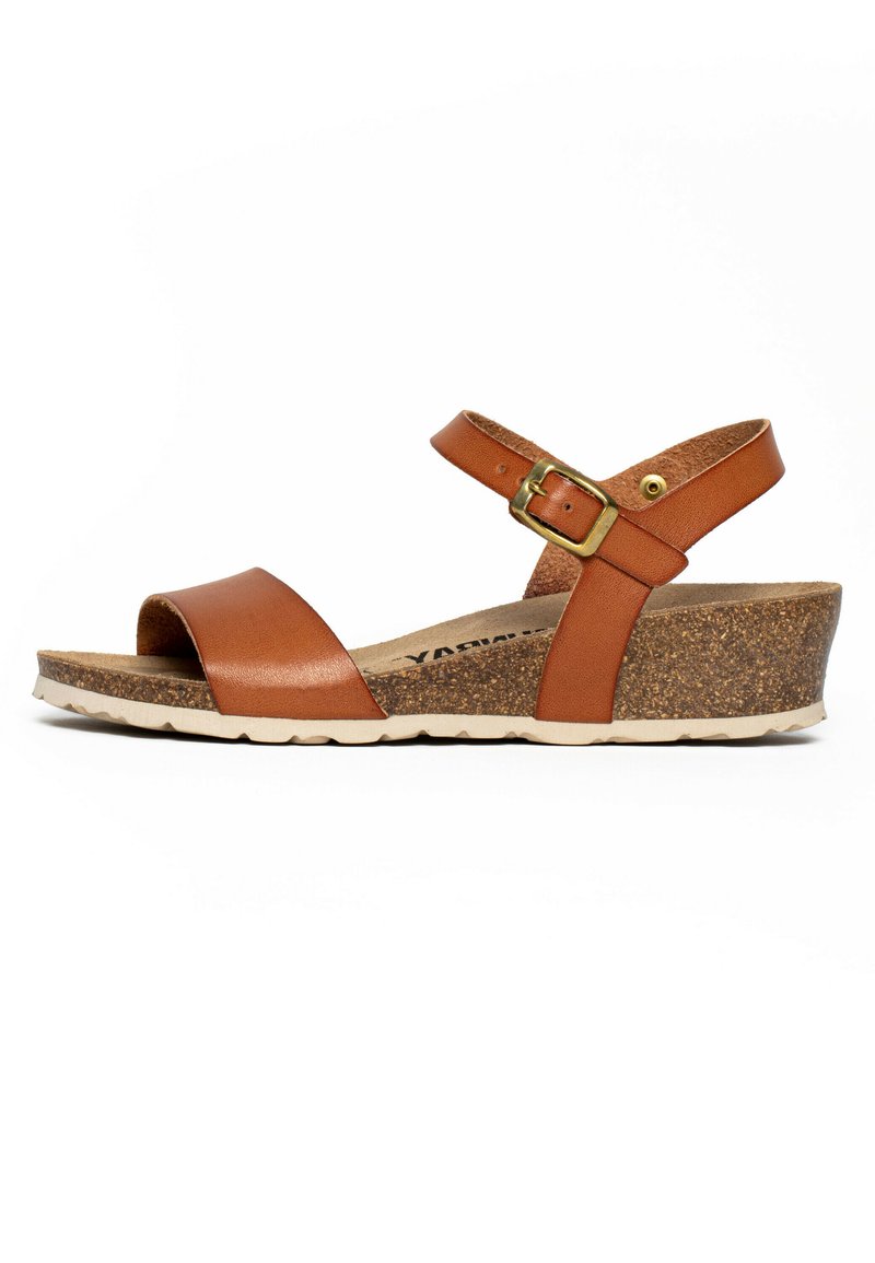 SUNBAY ESPERANCE Wedge sandals camel Zalando.de