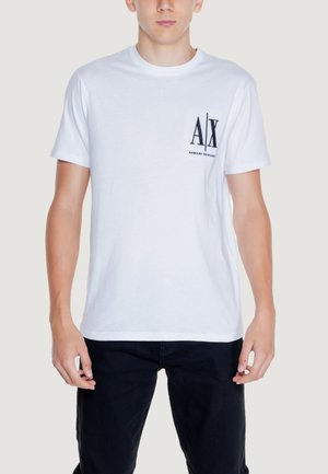 T-shirt print - black white