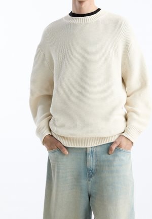 Strickpullover - white