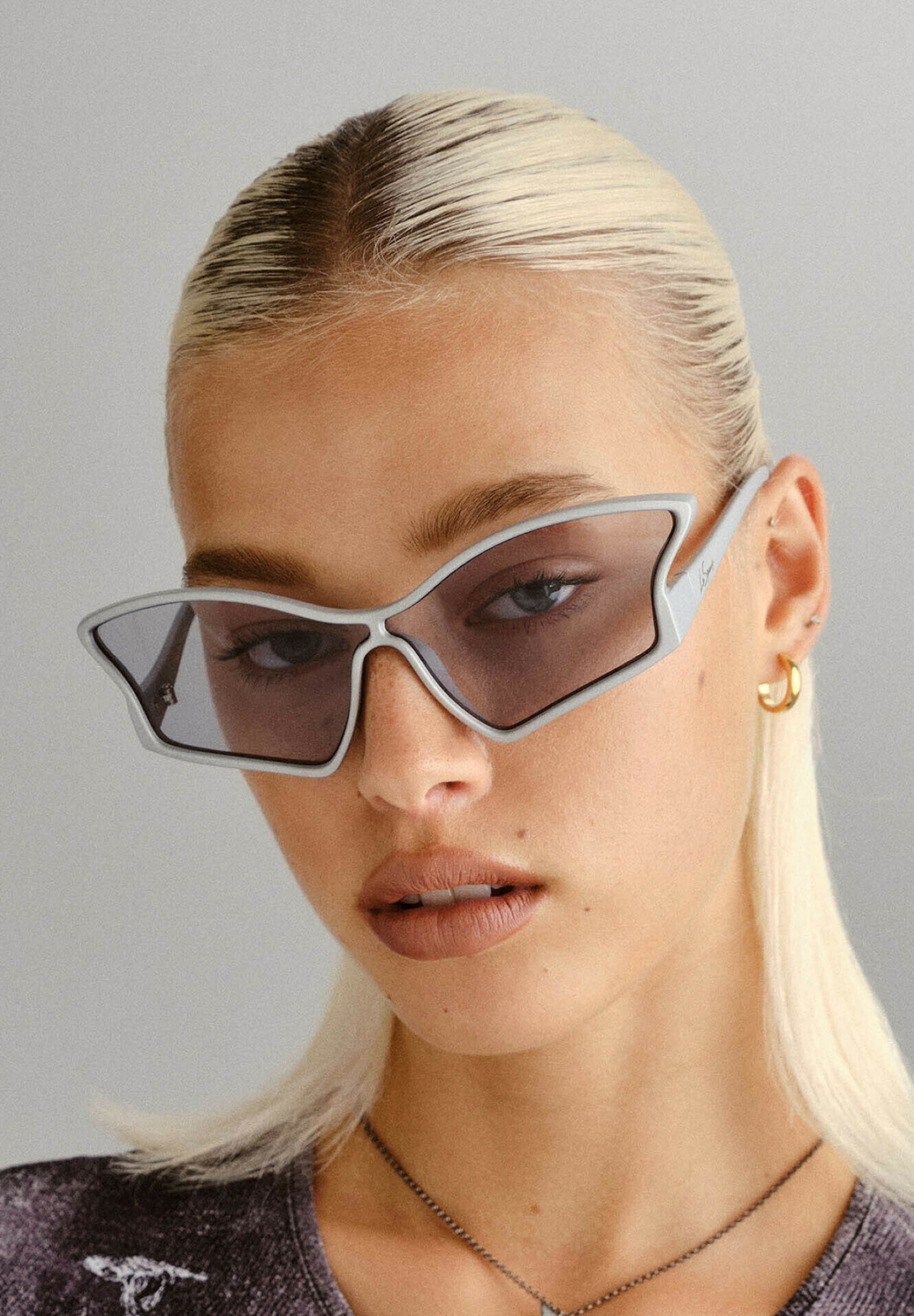 Le Specs TAILFIN - Sunglasses - matte silver/grey - Zalando display picture 2