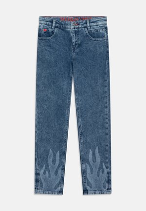 HUGO Kids TROUSERS - Prigludę džinsai - double stone