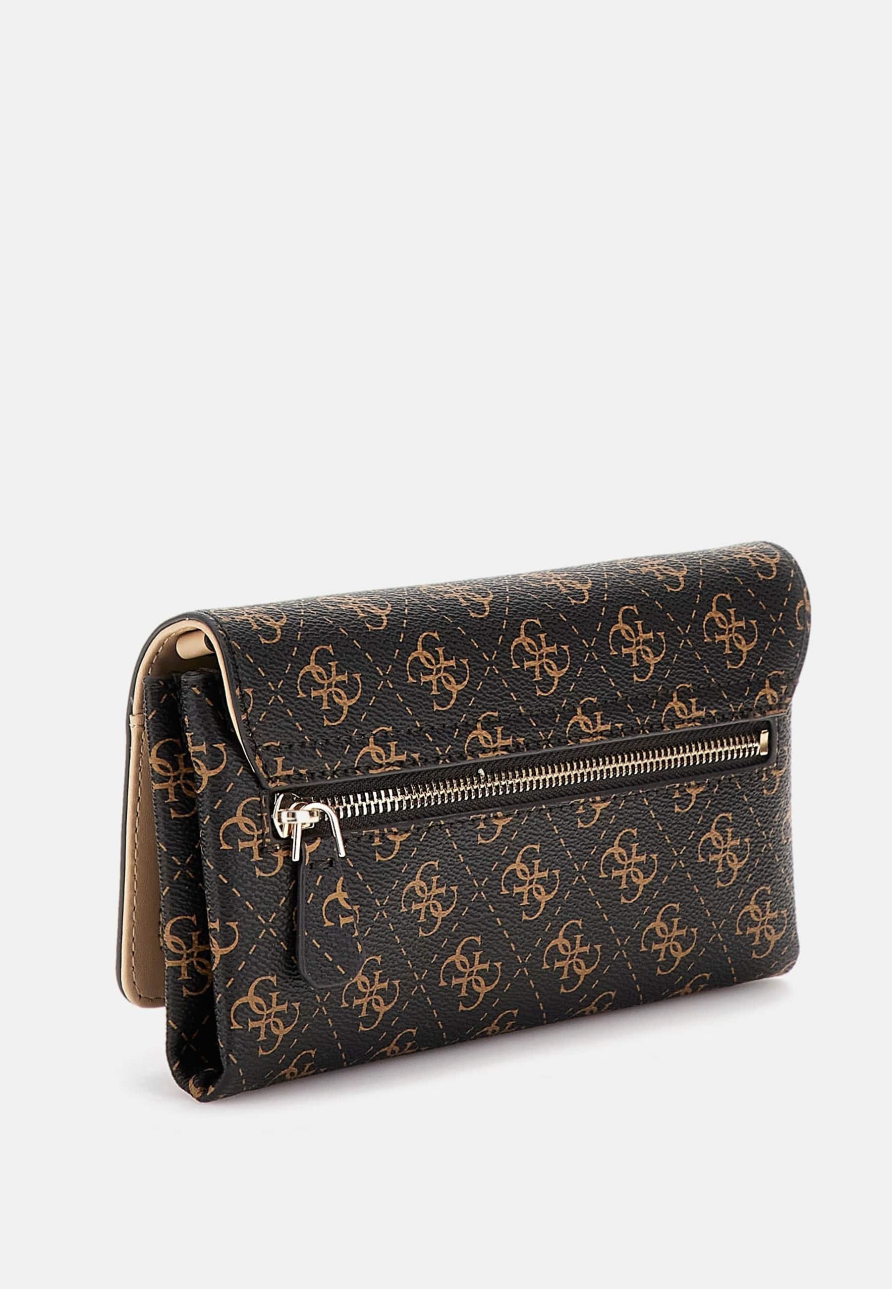 CG MOBILE Guess Custodia Per Laptop 15 Pollici In Ecopelle Con Logo Triangolo - Colore Marrone, Collezione 4G